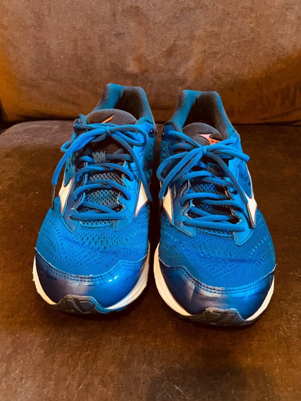 NEW Mizuno Wave Rider 22 Blue Red Navy Mens 11 US 44.5 EUR Running Shoes
